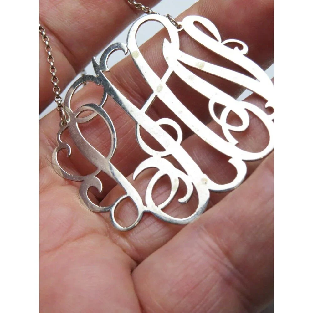 14k Initial L-H-N Nameplate
